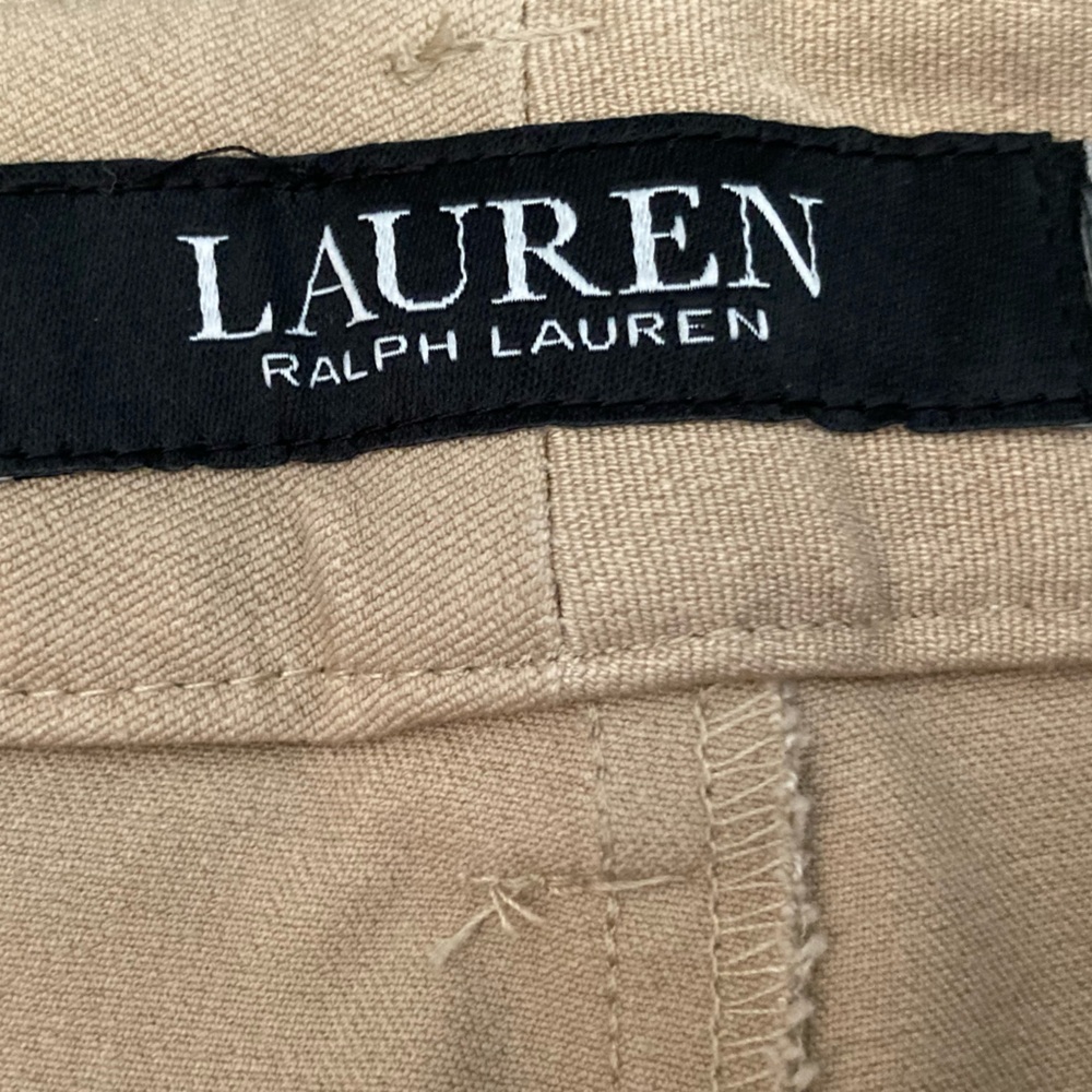 Lauren Ralph Lauren Khaki Bermuda Shorts SIZE L - Picture 6 of 8